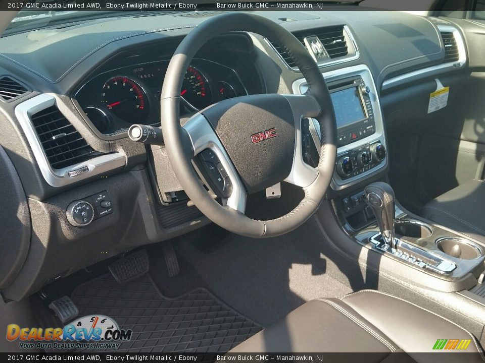 2017 GMC Acadia Limited AWD Ebony Twilight Metallic / Ebony Photo #7