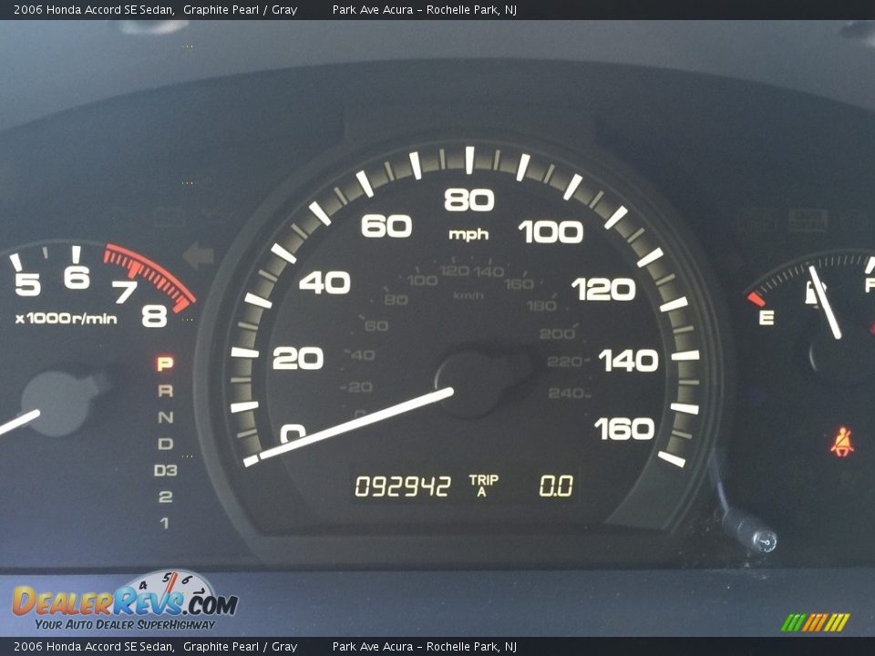 2006 Honda Accord SE Sedan Graphite Pearl / Gray Photo #20