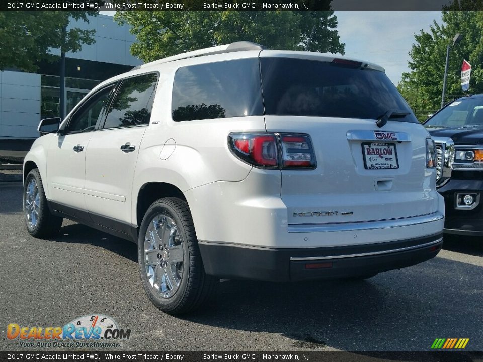 2017 GMC Acadia Limited FWD White Frost Tricoat / Ebony Photo #4