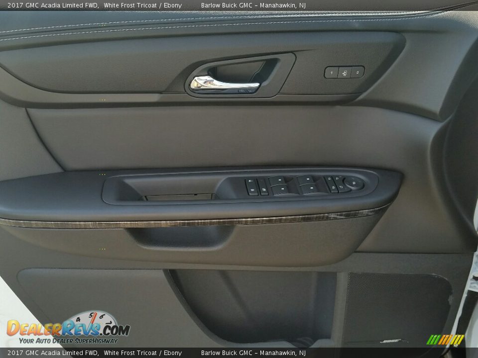 2017 GMC Acadia Limited FWD White Frost Tricoat / Ebony Photo #6