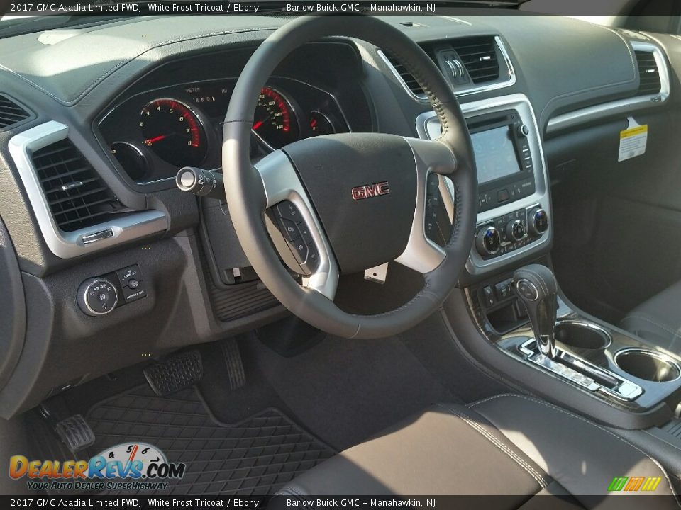 2017 GMC Acadia Limited FWD White Frost Tricoat / Ebony Photo #7