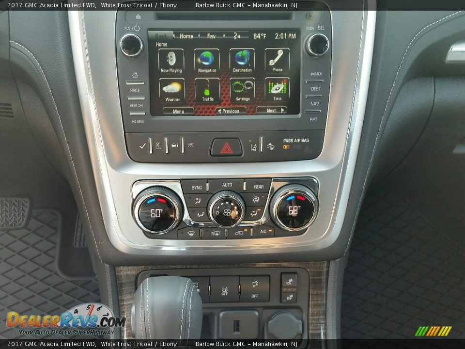 2017 GMC Acadia Limited FWD White Frost Tricoat / Ebony Photo #9