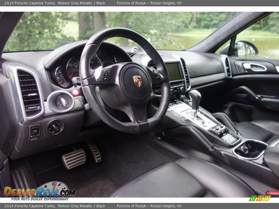 Black Interior - 2014 Porsche Cayenne Turbo Photo #20
