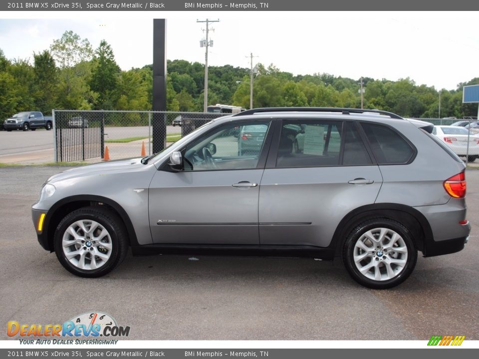 2011 BMW X5 xDrive 35i Space Gray Metallic / Black Photo #2