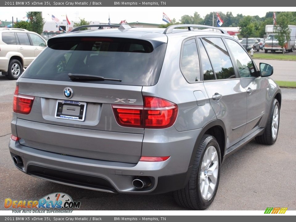 2011 BMW X5 xDrive 35i Space Gray Metallic / Black Photo #5