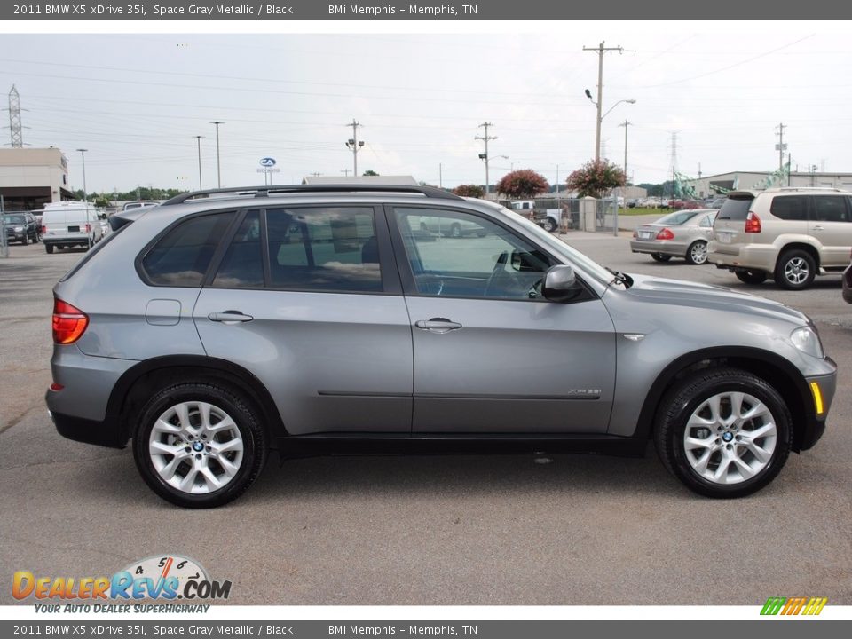 2011 BMW X5 xDrive 35i Space Gray Metallic / Black Photo #6