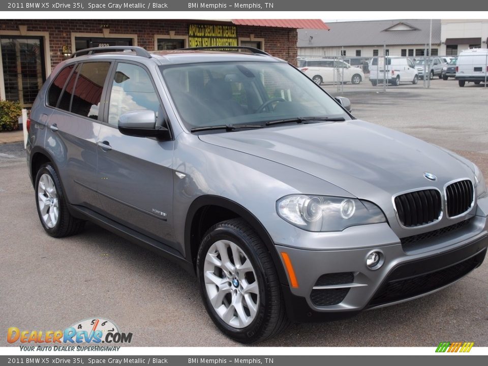 2011 BMW X5 xDrive 35i Space Gray Metallic / Black Photo #7