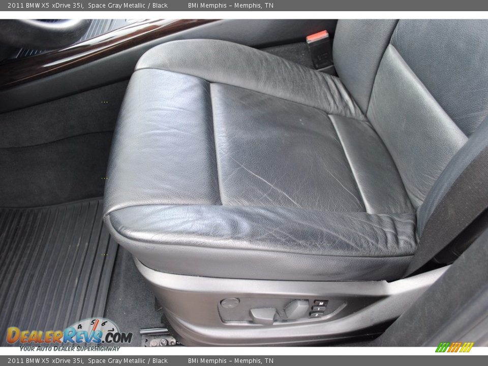 2011 BMW X5 xDrive 35i Space Gray Metallic / Black Photo #13
