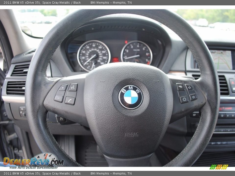 2011 BMW X5 xDrive 35i Space Gray Metallic / Black Photo #14
