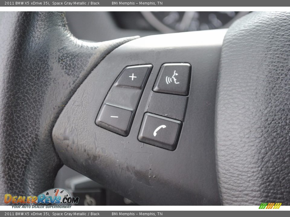 2011 BMW X5 xDrive 35i Space Gray Metallic / Black Photo #15