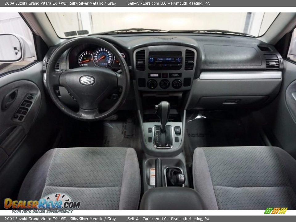 2004 Suzuki Grand Vitara EX 4WD Silky Silver Metallic / Gray Photo #26