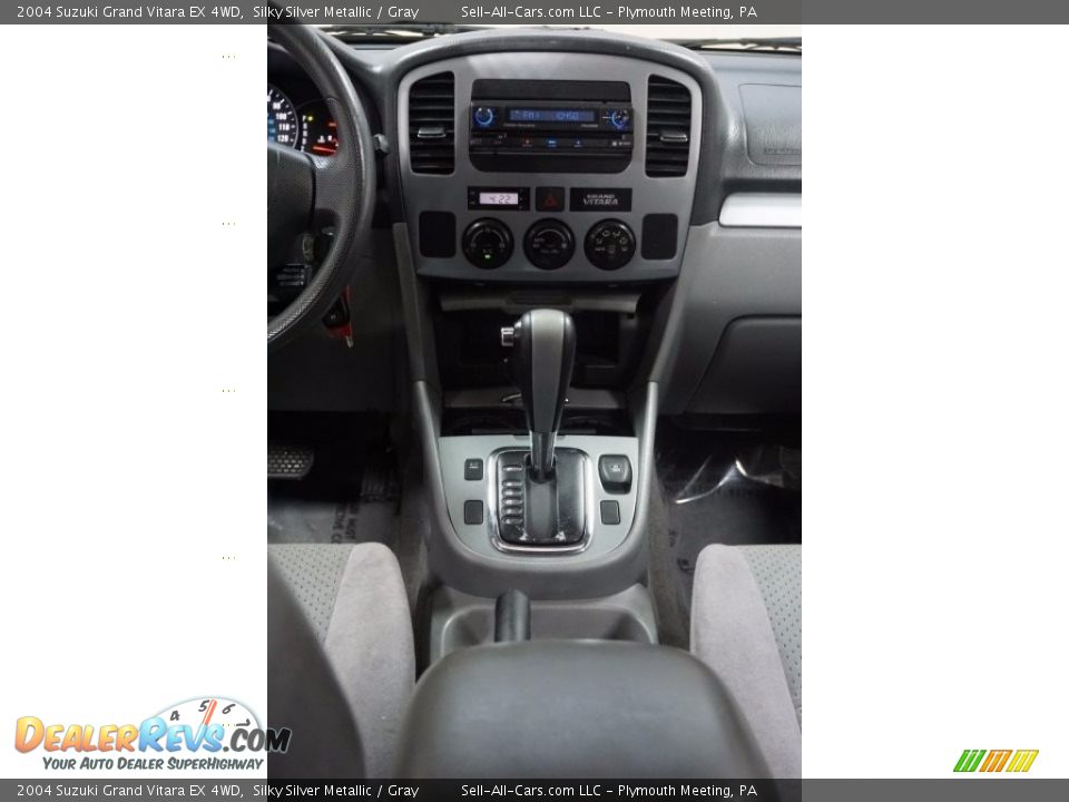 2004 Suzuki Grand Vitara EX 4WD Silky Silver Metallic / Gray Photo #27