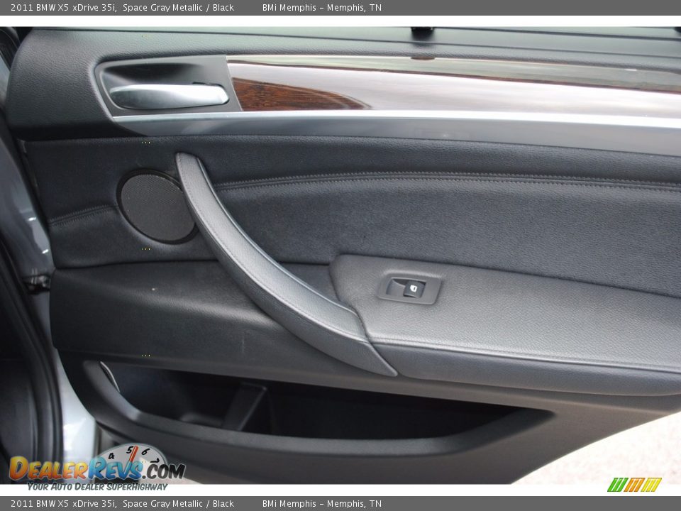 2011 BMW X5 xDrive 35i Space Gray Metallic / Black Photo #29