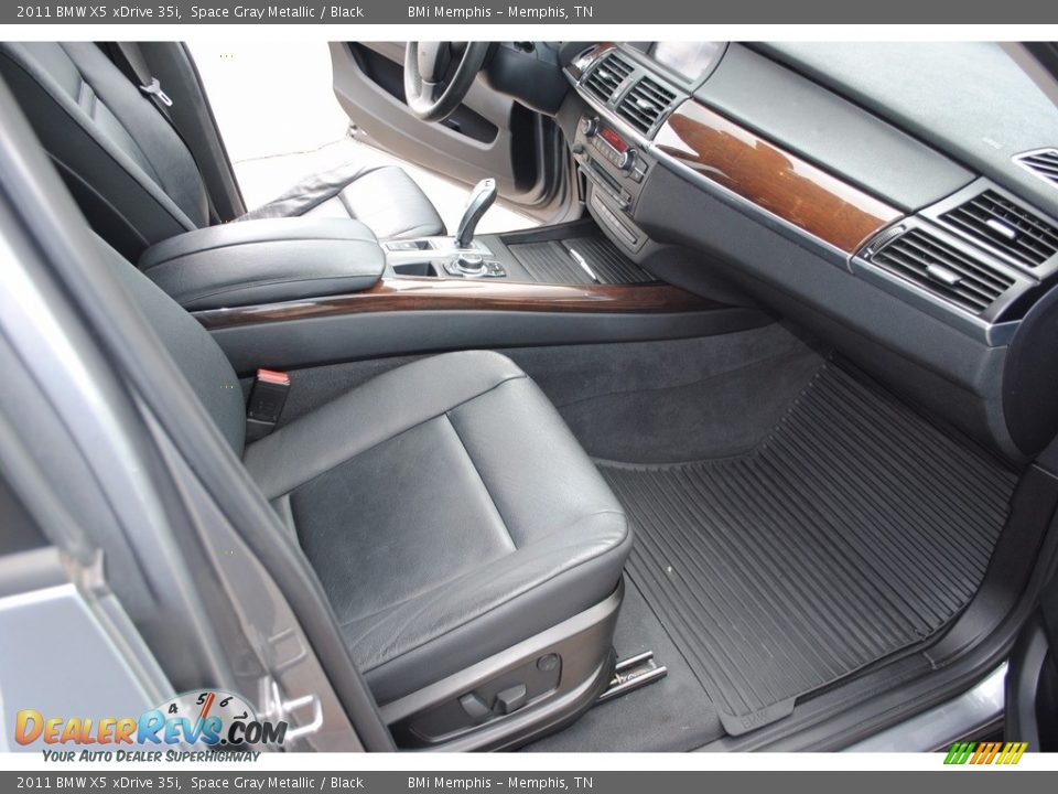 2011 BMW X5 xDrive 35i Space Gray Metallic / Black Photo #32