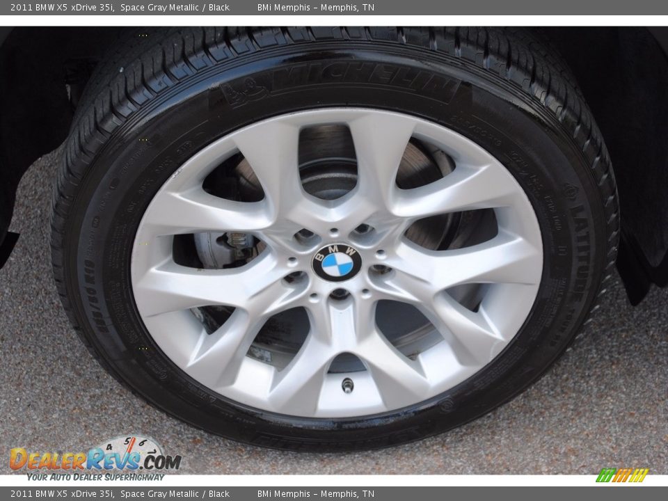 2011 BMW X5 xDrive 35i Space Gray Metallic / Black Photo #36