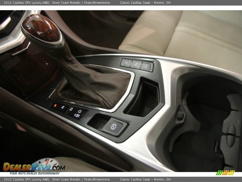 2013 Cadillac SRX Luxury AWD Silver Coast Metallic / Shale/Brownstone Photo #13