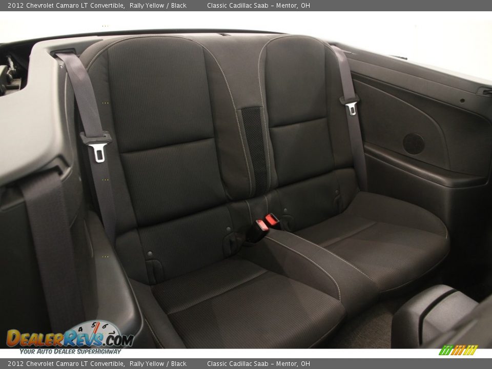 Rear Seat of 2012 Chevrolet Camaro LT Convertible Photo #15