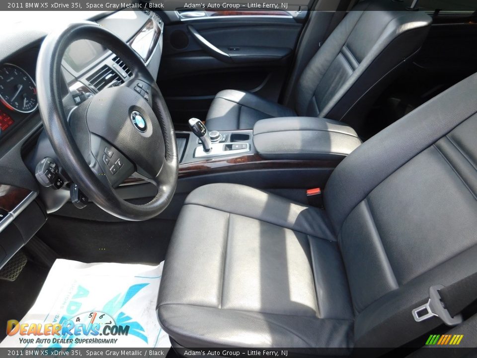 2011 BMW X5 xDrive 35i Space Gray Metallic / Black Photo #14