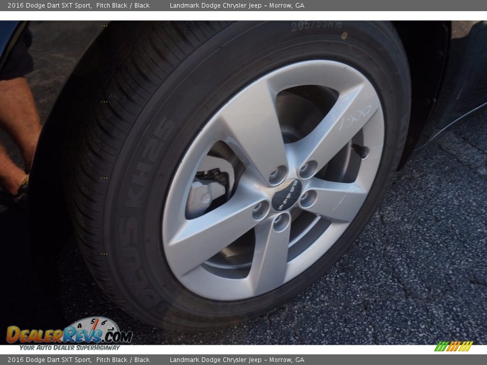 2016 Dodge Dart SXT Sport Pitch Black / Black Photo #5