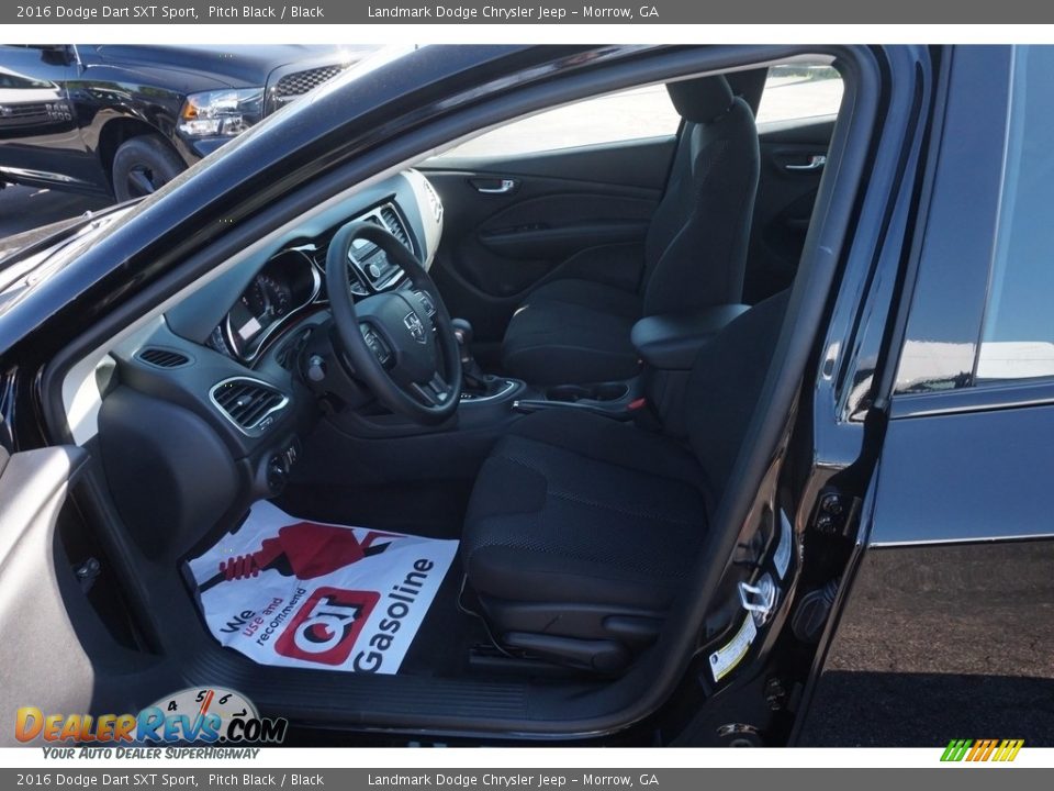 2016 Dodge Dart SXT Sport Pitch Black / Black Photo #6