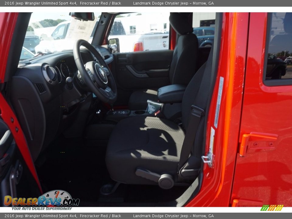 2016 Jeep Wrangler Unlimited Sport 4x4 Firecracker Red / Black Photo #7