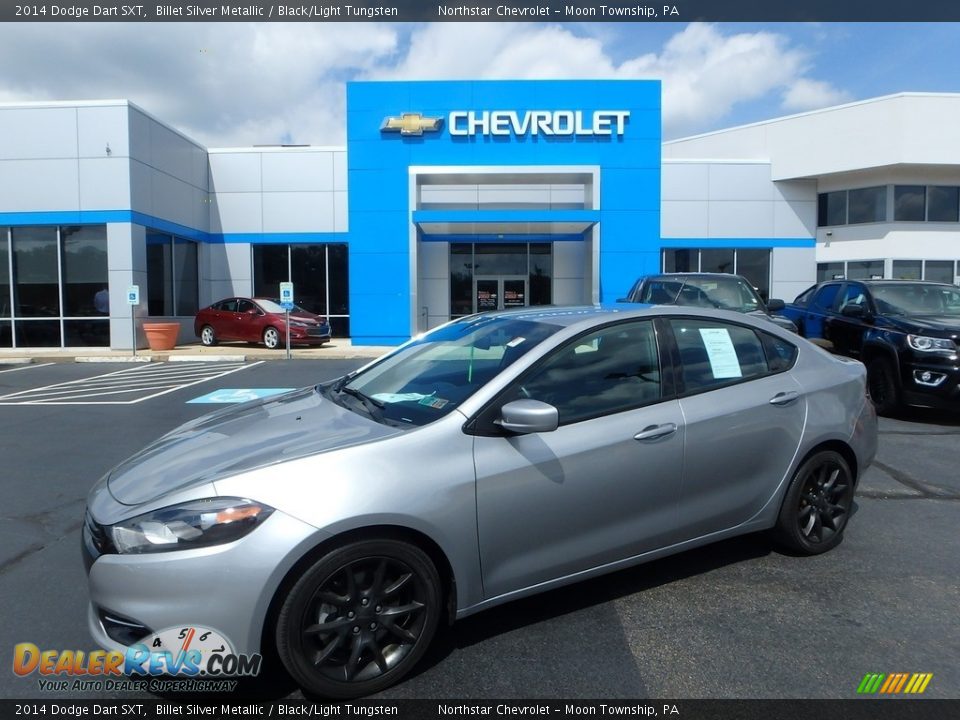 2014 Dodge Dart SXT Billet Silver Metallic / Black/Light Tungsten Photo #1