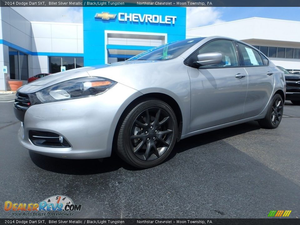 2014 Dodge Dart SXT Billet Silver Metallic / Black/Light Tungsten Photo #2