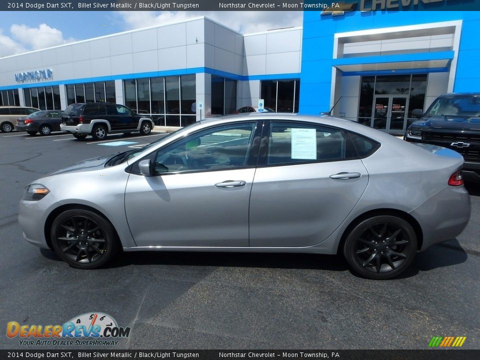 2014 Dodge Dart SXT Billet Silver Metallic / Black/Light Tungsten Photo #3