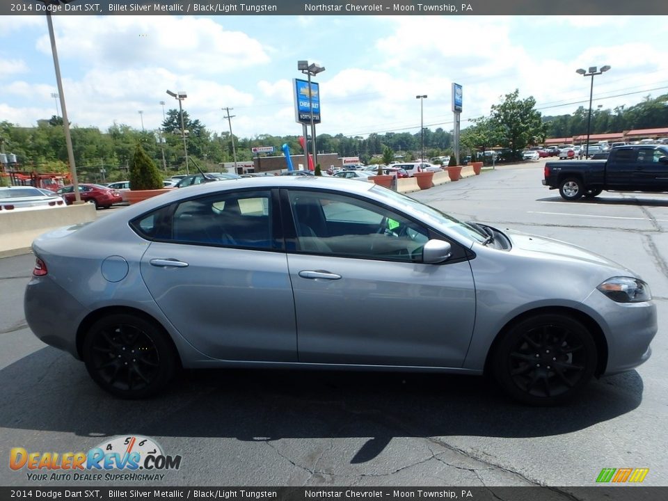 2014 Dodge Dart SXT Billet Silver Metallic / Black/Light Tungsten Photo #9