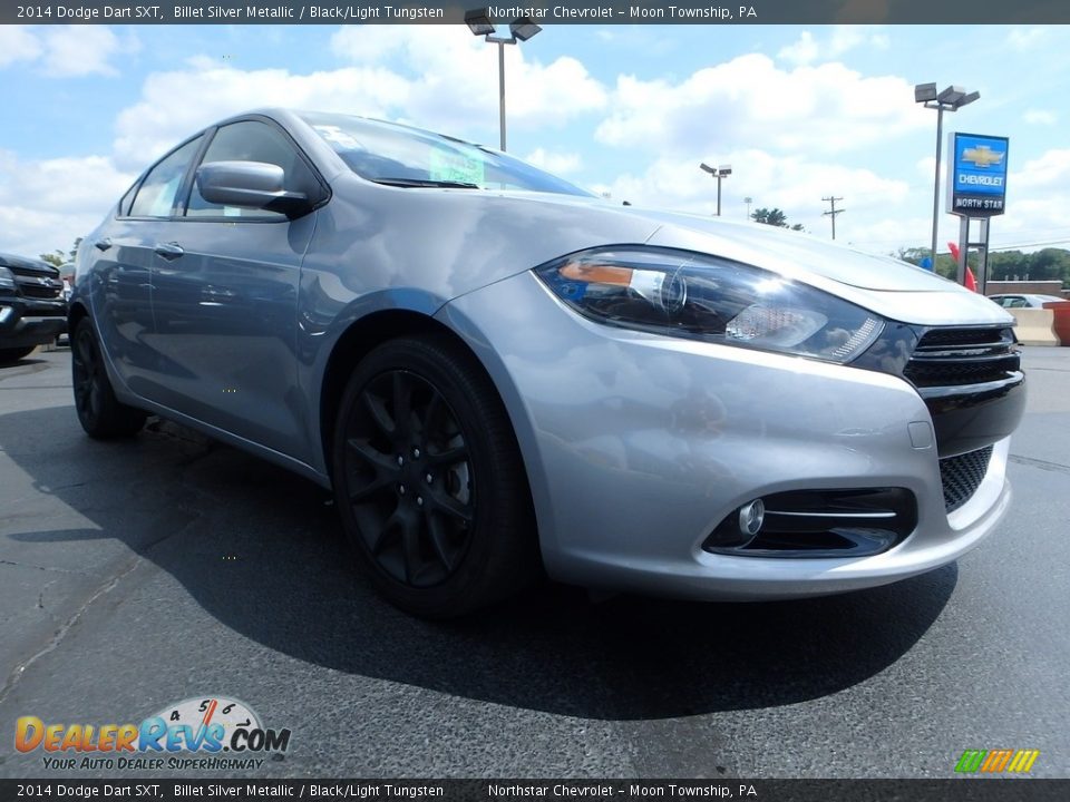 2014 Dodge Dart SXT Billet Silver Metallic / Black/Light Tungsten Photo #11
