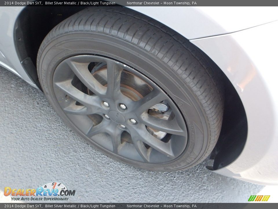 2014 Dodge Dart SXT Billet Silver Metallic / Black/Light Tungsten Photo #13
