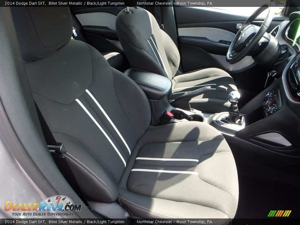 2014 Dodge Dart SXT Billet Silver Metallic / Black/Light Tungsten Photo #14