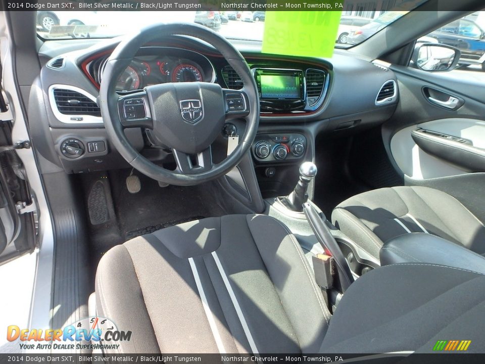 2014 Dodge Dart SXT Billet Silver Metallic / Black/Light Tungsten Photo #21
