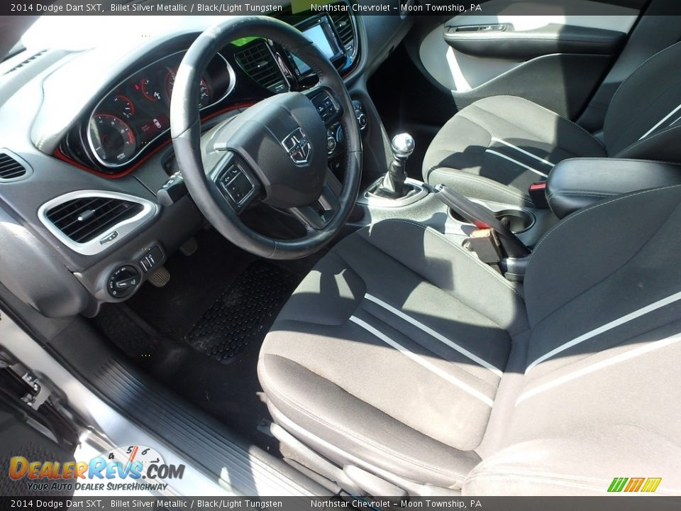 2014 Dodge Dart SXT Billet Silver Metallic / Black/Light Tungsten Photo #24