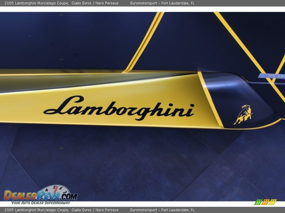 2005 Lamborghini Murcielago Coupe Giallo Evros / Nero Perseus Photo #8