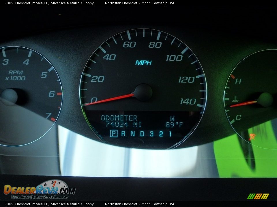 2009 Chevrolet Impala LT Silver Ice Metallic / Ebony Photo #30