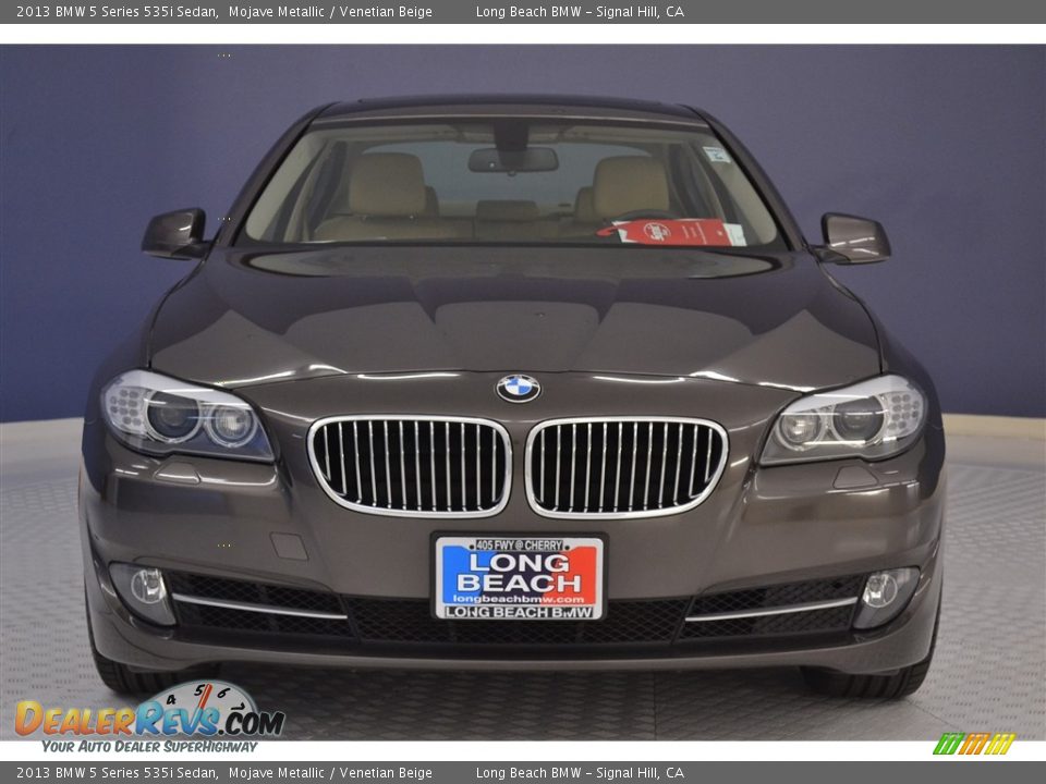 2013 BMW 5 Series 535i Sedan Mojave Metallic / Venetian Beige Photo #2