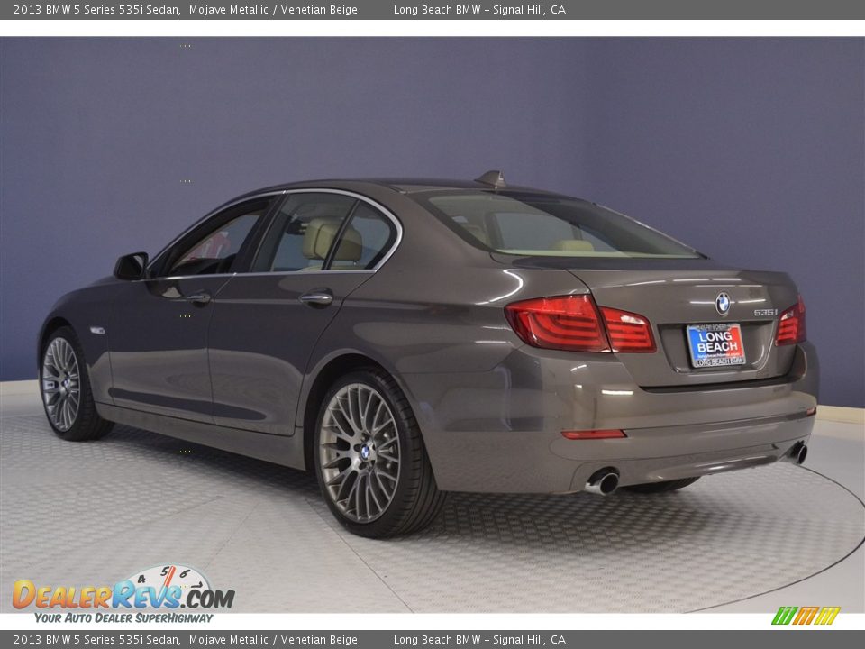 2013 BMW 5 Series 535i Sedan Mojave Metallic / Venetian Beige Photo #5