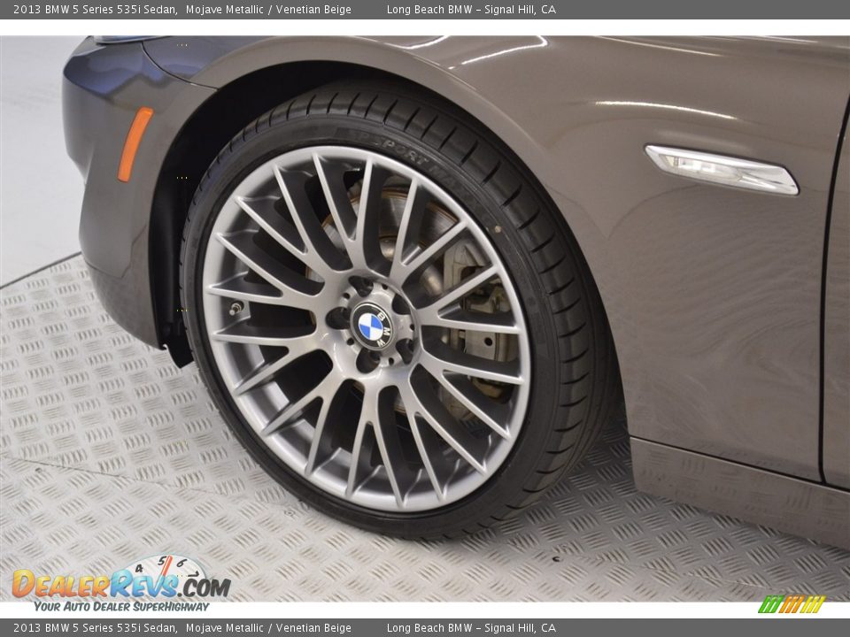 2013 BMW 5 Series 535i Sedan Mojave Metallic / Venetian Beige Photo #9