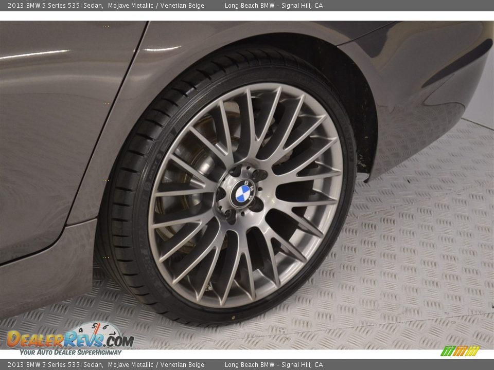 2013 BMW 5 Series 535i Sedan Mojave Metallic / Venetian Beige Photo #10