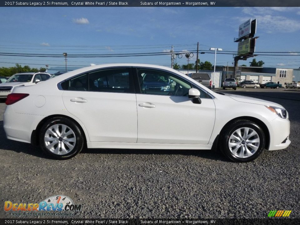 2017 Subaru Legacy 2.5i Premium Crystal White Pearl / Slate Black Photo #2