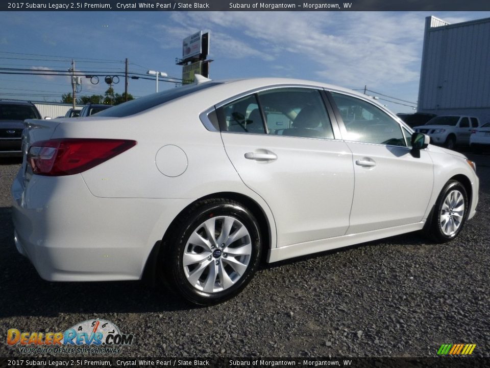 2017 Subaru Legacy 2.5i Premium Crystal White Pearl / Slate Black Photo #3