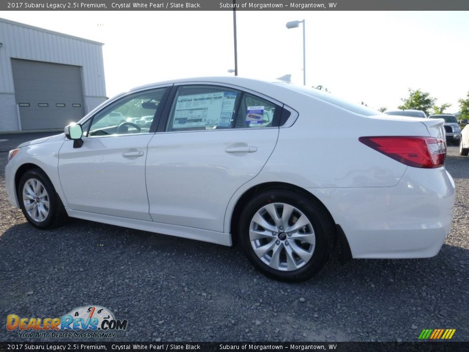 2017 Subaru Legacy 2.5i Premium Crystal White Pearl / Slate Black Photo #4