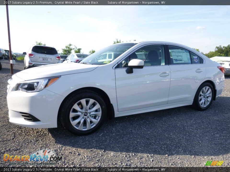 2017 Subaru Legacy 2.5i Premium Crystal White Pearl / Slate Black Photo #6