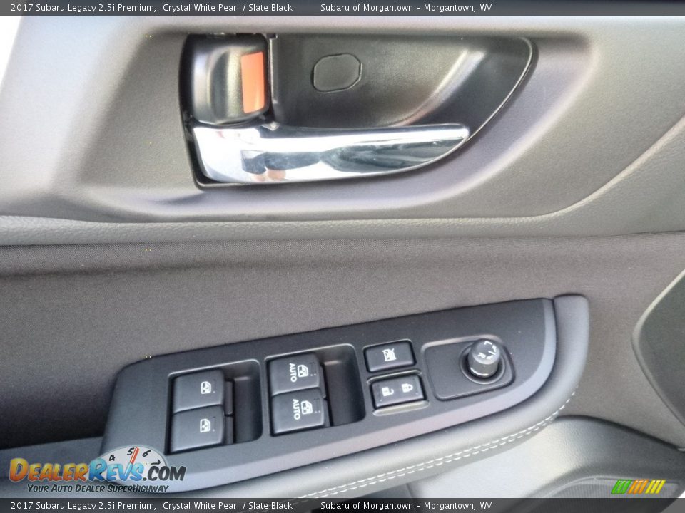 2017 Subaru Legacy 2.5i Premium Crystal White Pearl / Slate Black Photo #13