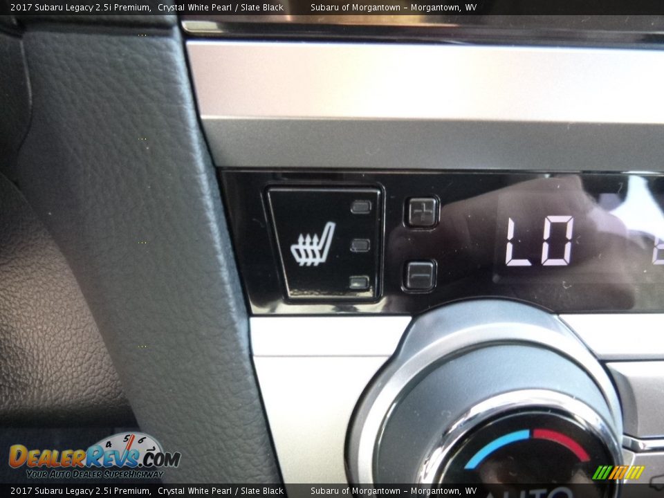 2017 Subaru Legacy 2.5i Premium Crystal White Pearl / Slate Black Photo #17