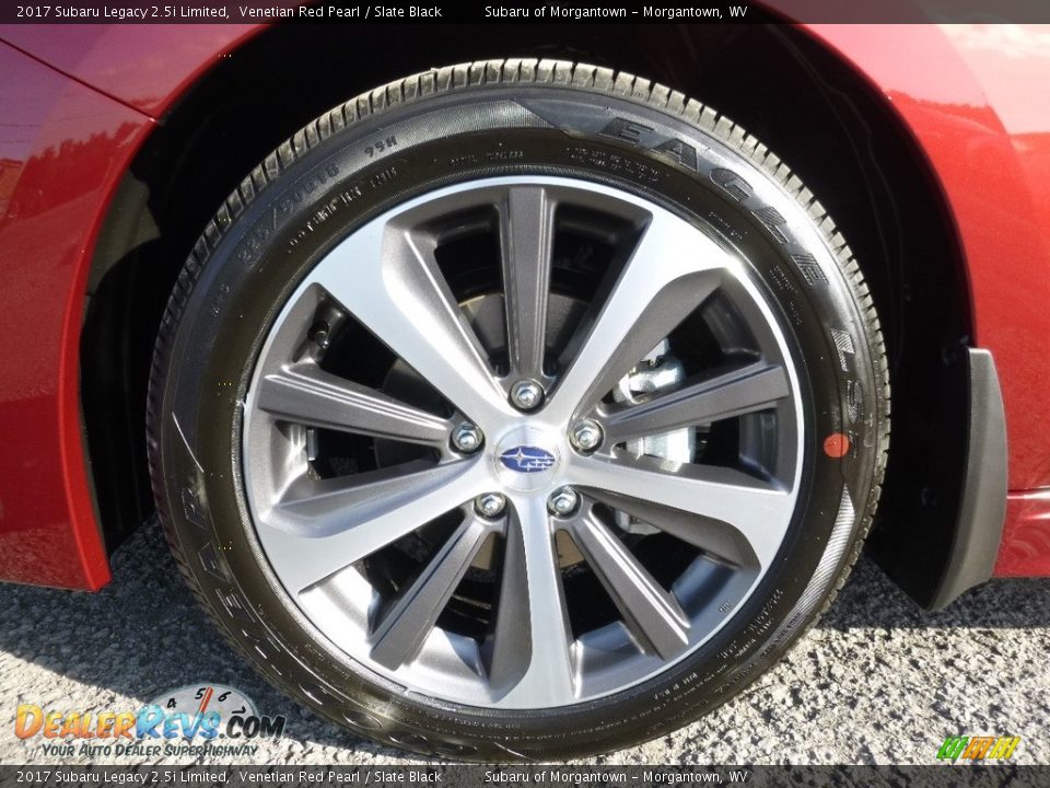2017 Subaru Legacy 2.5i Limited Venetian Red Pearl / Slate Black Photo #7