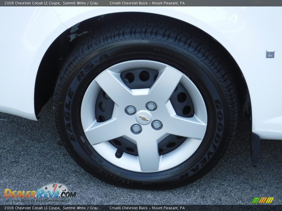 2008 Chevrolet Cobalt LS Coupe Summit White / Gray Photo #4