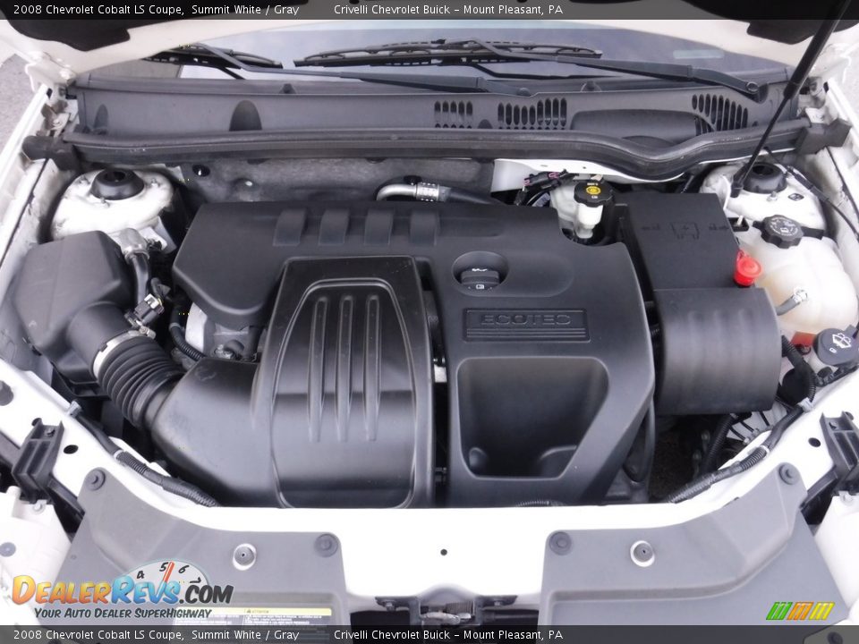 2008 Chevrolet Cobalt LS Coupe Summit White / Gray Photo #11