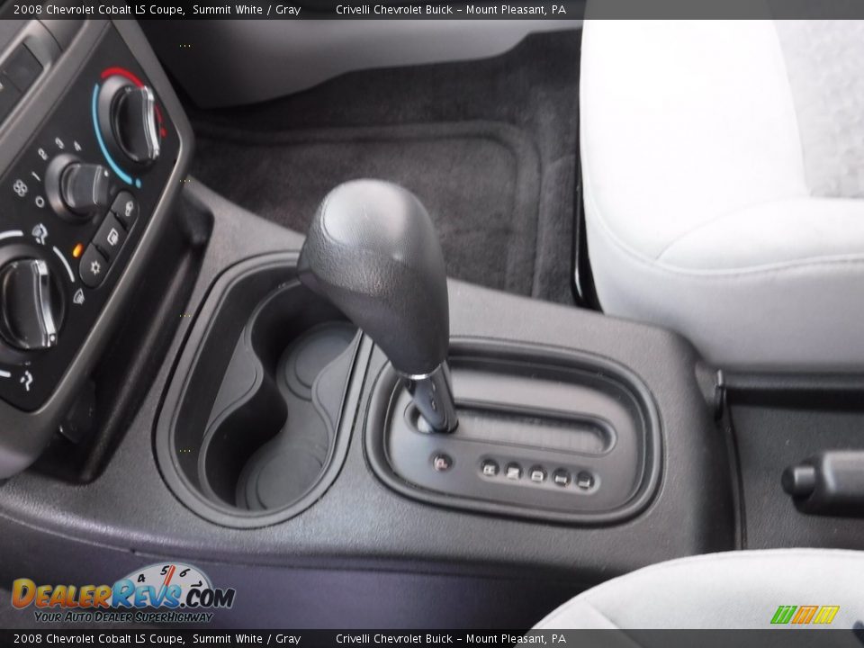 2008 Chevrolet Cobalt LS Coupe Summit White / Gray Photo #17